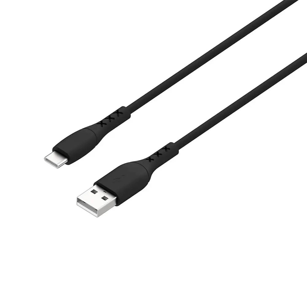 USB To C Black Zest Cable Super VOOC