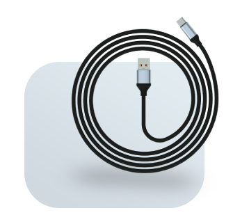 A set of data cables, essential mobile phone accessories for seamless data transfer and charging