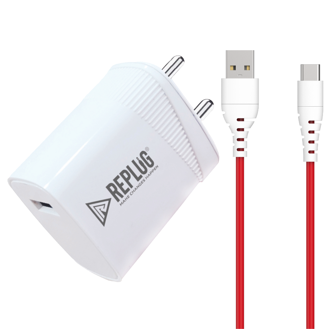 REPLUG 15W USB TO TYPE- C FAST CHARGER R15C