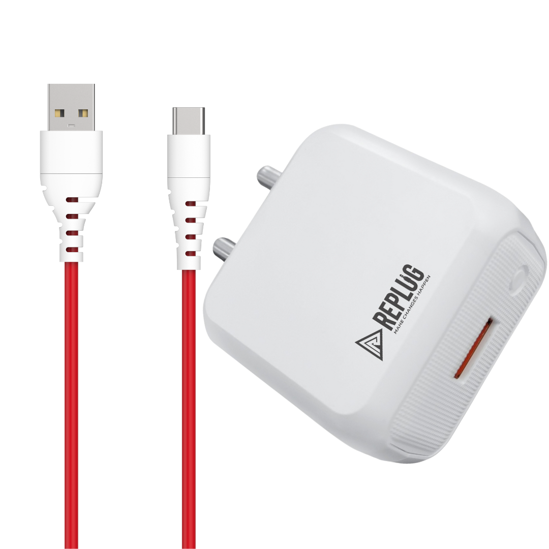 REPLUG 18W USB TO TYPE -C FAST CHARGER R18C